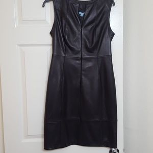 Antonio Melani black leather dress